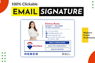 make a clickable HTML email signature for gmail, apple mail, outlook