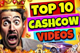 create top 10 cash cow faceless videos, cash cow youtube automation channel