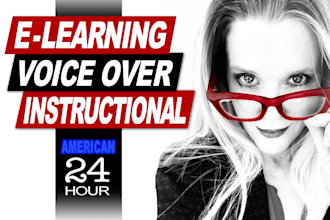 record american female voice over for e learning