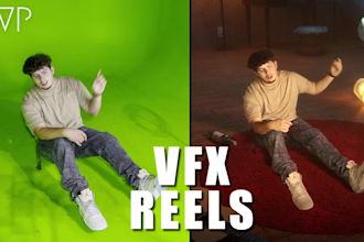 do professional cgi vfx, reels or music video in 24 hours