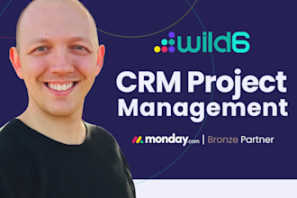 set up your monday CRM and project management account