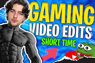 edit your gameplays for youtube in short time