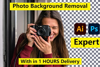 do photo editing and background removal photoshop experts