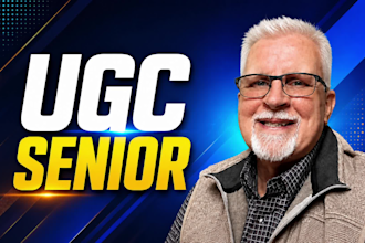 film a senior male spokesperson video as a ugc video creator