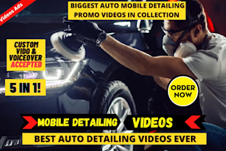 create auto mobile detailing or auto window tinting video ad