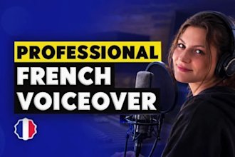 record your professional french female voice over