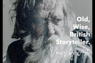 record a wise, old man, wizard or fantasy voice over