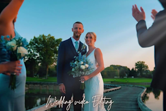 edit wedding video and events
