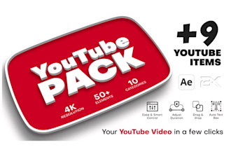 make glorious youtube like, subscribe and bell animations