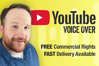 record an american male voice over for your youtube video or social media