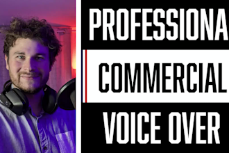 record a french commercial voice over