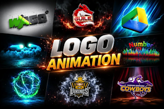 do 3d logo animation and create youtube intro outro video
