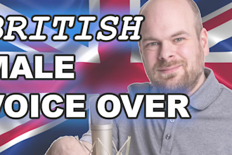record a natural british voice over