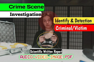 video forensic image analysis crime investigation report