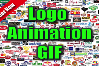 make custom logo animation and GIF