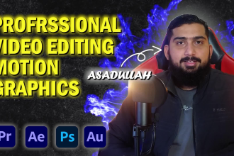 do professional video editing and motion graphics