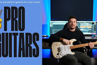 record pro acoustic and electric guitars for your music