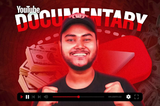 do documentary video editing for youtube