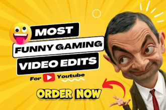 transform your gameplay into viral meme edits youtube, tiktok 24 hours delivery