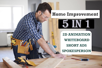 do home remodeling or home improvement service promo video