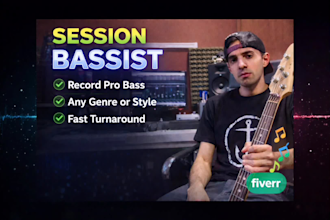 record professional bass for rock, pop, funk, metal and more