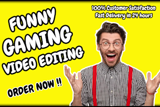 do funny gaming video editing for youtube