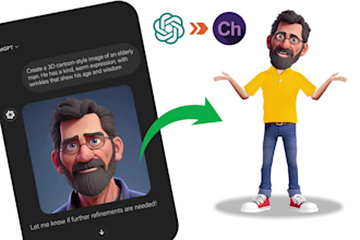 turn ai generated images into professional adobe character animator puppets