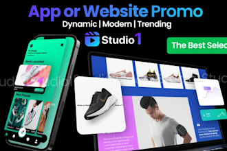 create amazing custom website or app promo explainer video