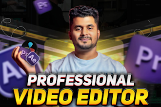 edit professional youtube, commercial, social media, and educational videos