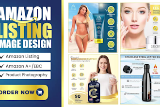 do premium product listing images, amazon a plus content, amazon ebc design