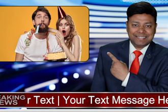 wish happy birthday as a breaking news reporter in 24 hours
