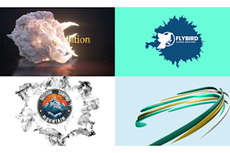create custom or premade animated logo or youtube intro 4k
