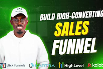 be your expert sales funnel builder on clickfunnels, ghl etc