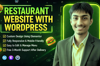 develop restaurant or cafe website with online ordering or booking