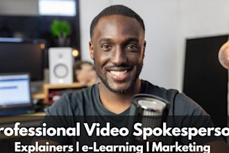 be your professional south african male spokesperson