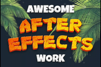 do your work in adobe after effects