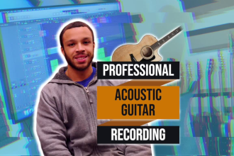 record professional acoustic guitar in stereo for your song