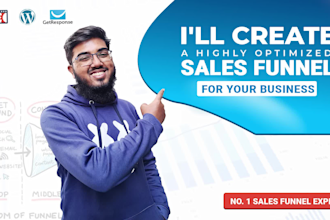 build clickfunnels, getresponse, or gohighlevel sales funnel