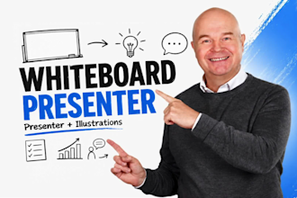 explainer and training videos with a presenter