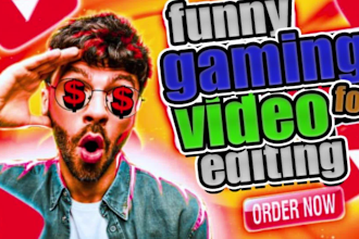 do funny gaming video editing for youtube and tiktok