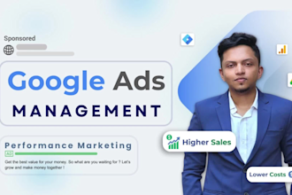 do performance marketing using google ads PPC  and optimization
