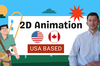 create professional 2d explainer and animation videos