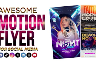 make motion flyers in 6 hours