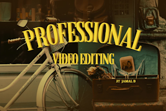 do professional video editing for youtube