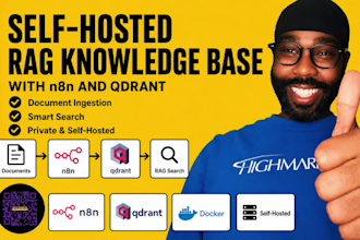 build a self hosted rag knowledge base with n8n and qdrant