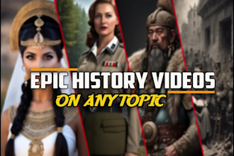 create ai history documentary youtube videos