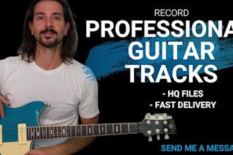 record studio quality electric guitar solo
