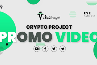 create top quality promo videos for your crypto project