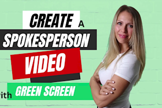 be your italian or english spokesperson for your video