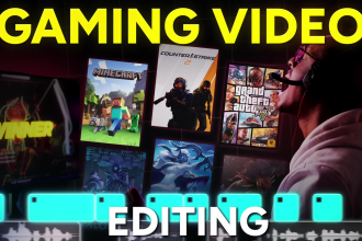 do viral gaming video editing for youtube and twitch